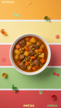 Guiso de res con verduras frescas