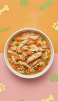 Guiso de pollo en salsa suave
